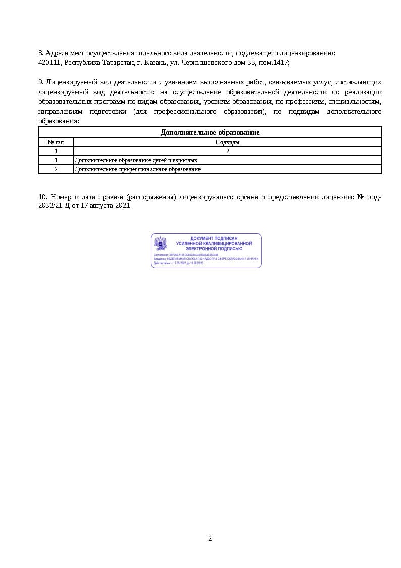 Лицензия 2